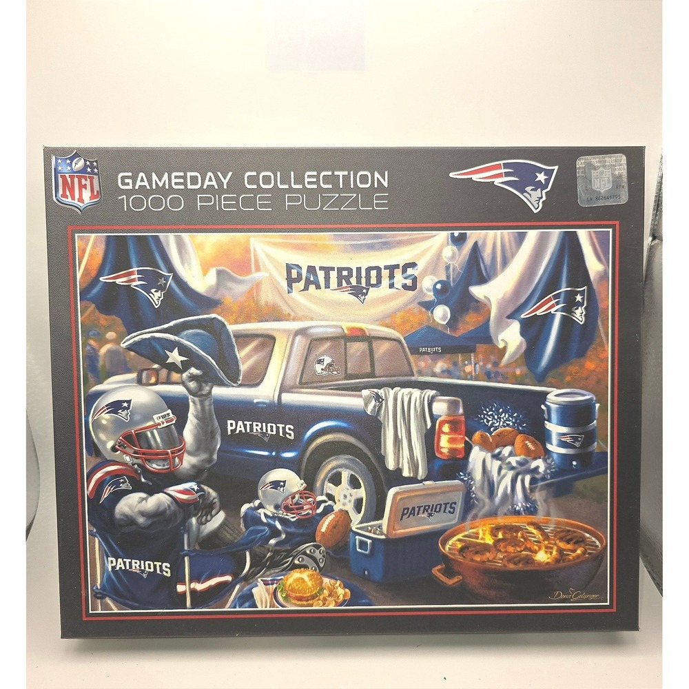 NFL Gameday Collection‎ 1000 Piece Puzzle New England Patriots Tailgate Sealed